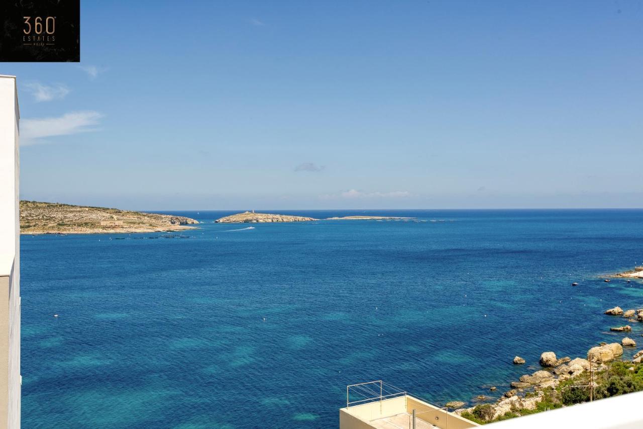 Appartement Lux Sea Front Penthouse With Breathtaking Views In St Pauls By 360 Estates à San Pawl il-Baħar Extérieur photo